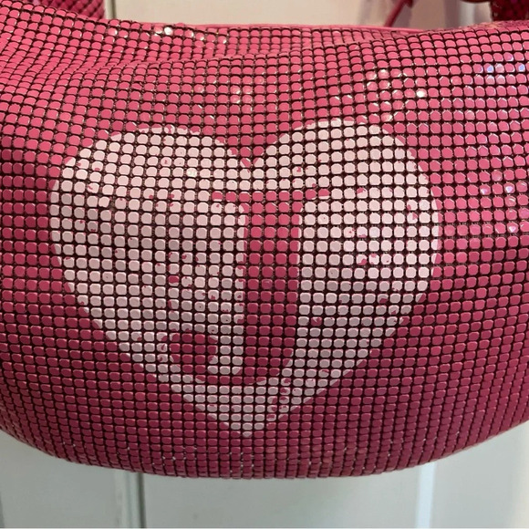 Vintage Juicy Couture mesh/chainmail graffiti VIVA LA JUICY Rare shoulder hobo - Picture 2 of 15